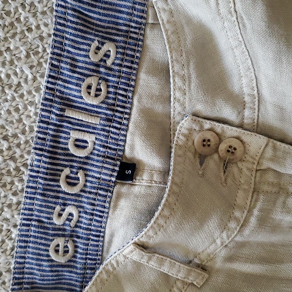 ESCALES PARIS Linen Skirt S - Picture 9 of 12